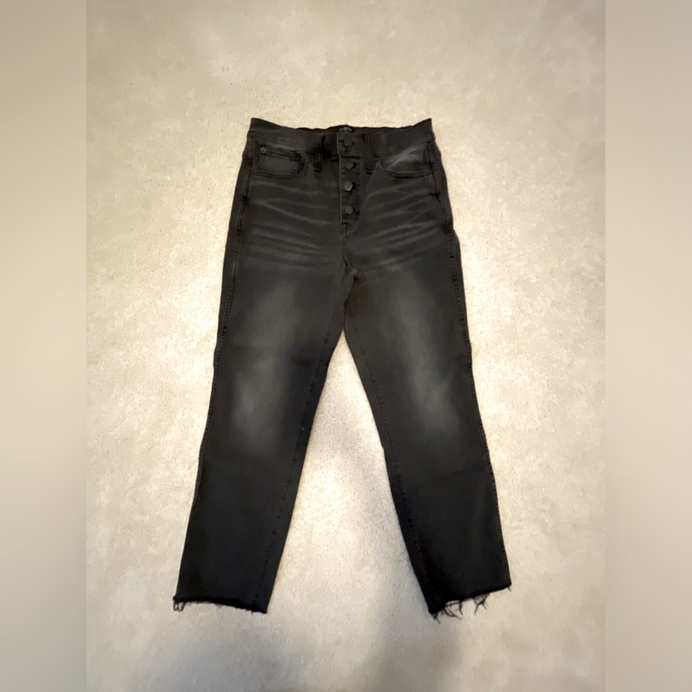 J.Crew high rise vintage cropped straight jeans
